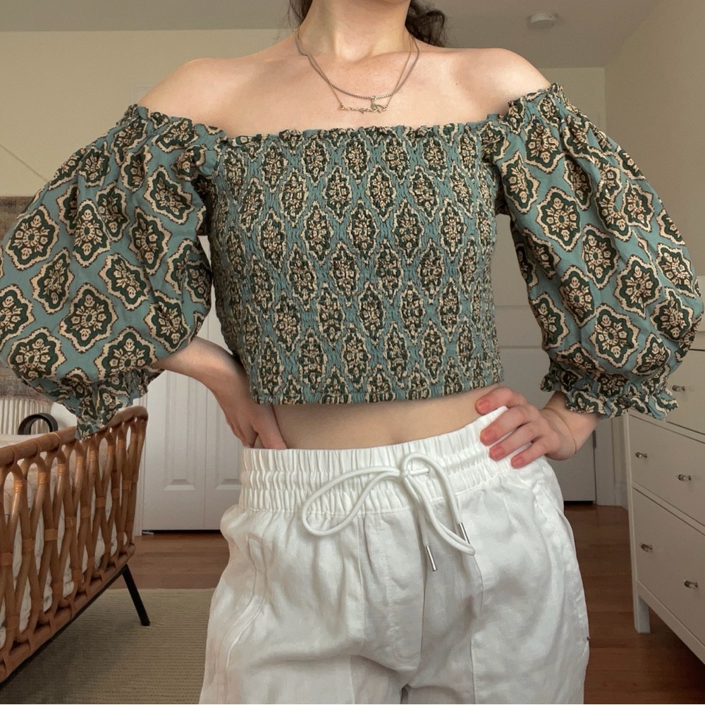 Zara printed top